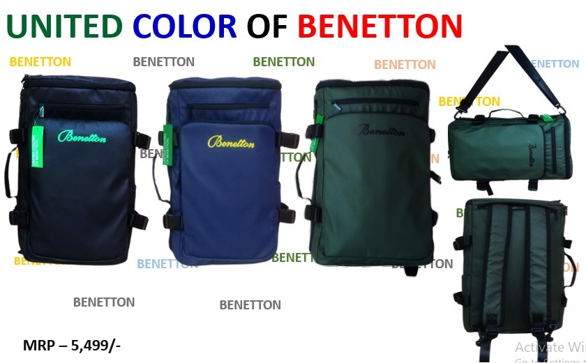 Buy United Colors of Benetton Men & Women Black Messenger Bag 100 Online @  Best Price in India | Flipkart.com