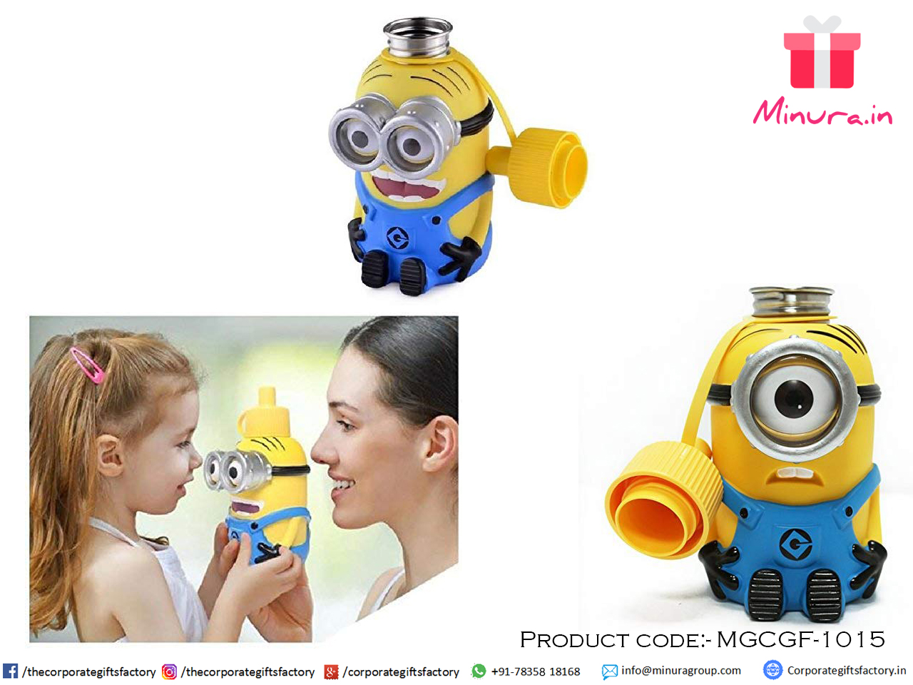 3D Minions outdoor sports Toys shape Drink Cup Despicable ME Mug stainless  Steel Vacuum Insulated Water Bottle kettle brinquedos - AliExpress